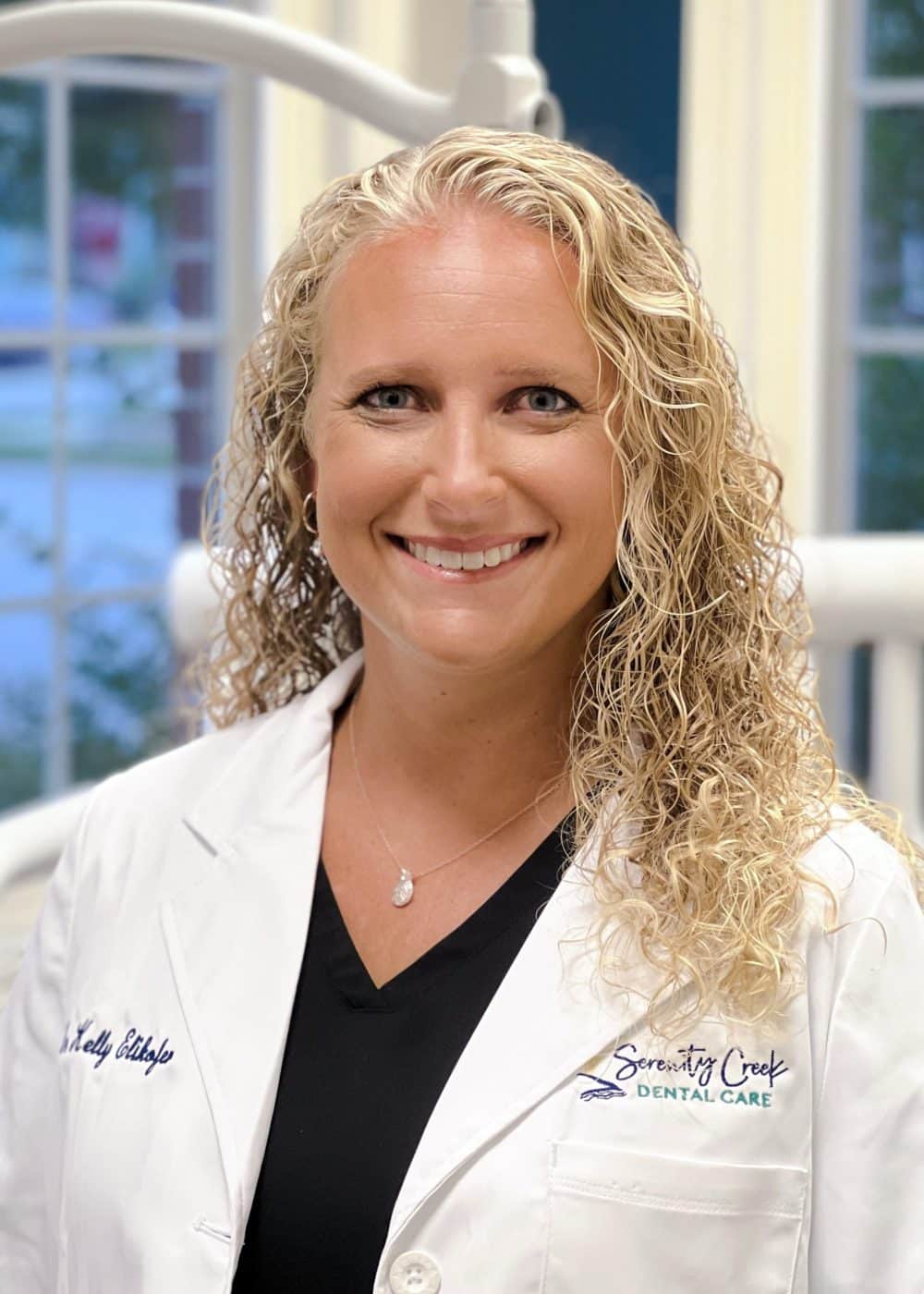 Kelly Elikofer, DDS aka Dr. Kelly at Serenity Creek Dental Care in Noblesville, IN