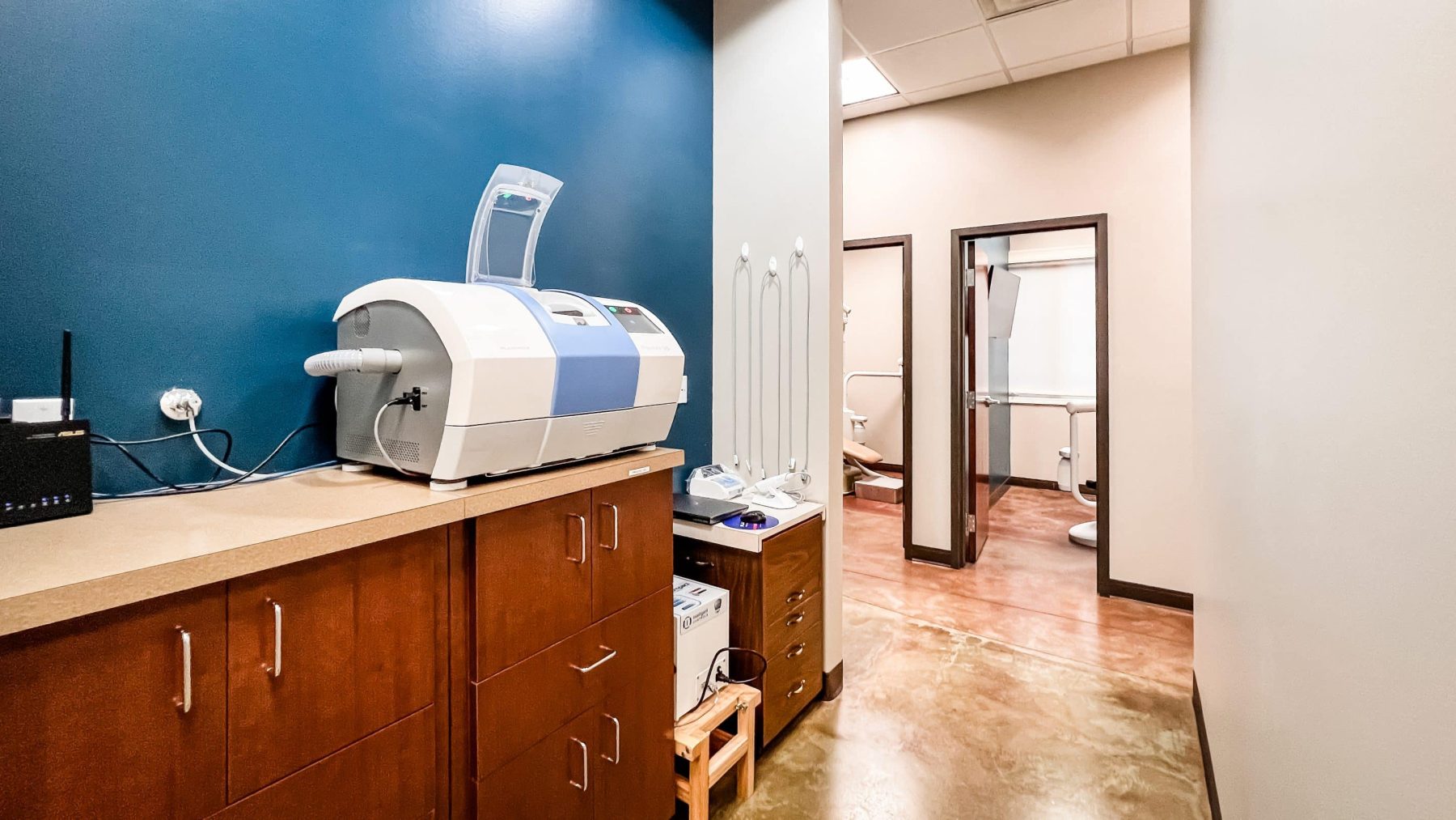 interior of serenity creek dental care in noblesville indiana