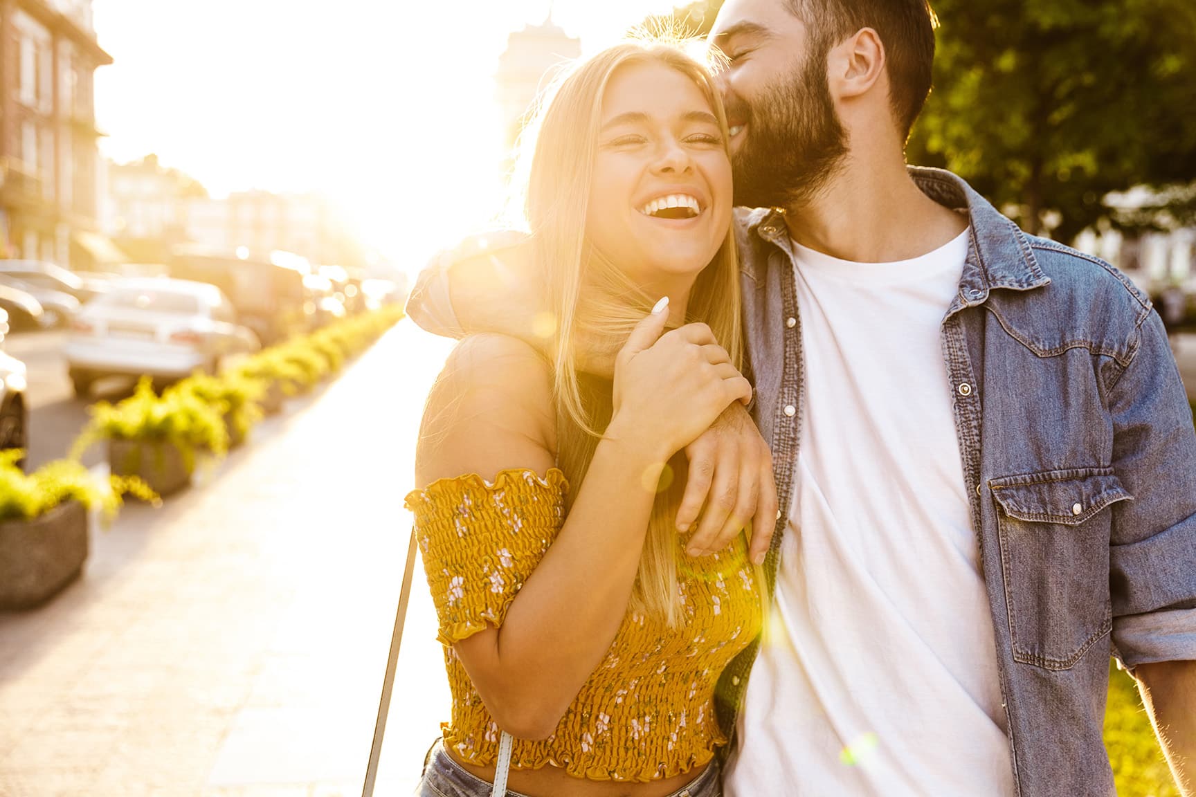 couple smiling in Noblesville, IN Serenity Creek Dental