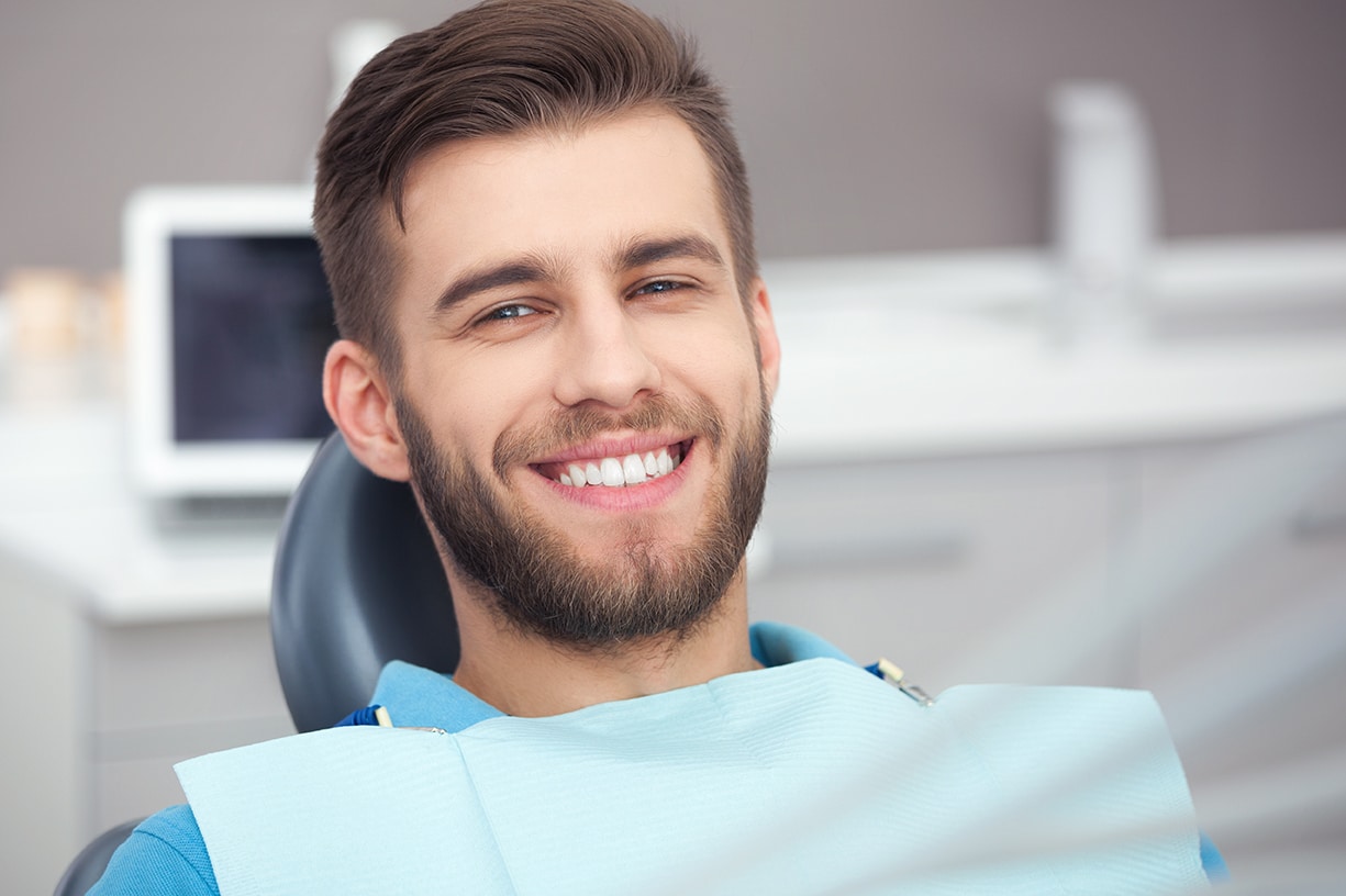 man during general dentist appointment at serenity creek dental care